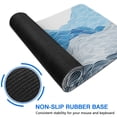 thumbnail image 6 of "XL Japanese Blue & White Wave Gaming Mouse Pad - Non-Slip Rubber Base, 31.5 X 11.8 Inch", 6 of 7