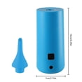thumbnail image 4 of Graflsoa Compact Electric Balloon Pump - Portable, Fast, and Efficient Inflator for Parties, Weddings, and Events - Anti-Slip Base, Auto/Press Inflate, US/EU/UK/AU Plug Options - Blue, 4 of 7