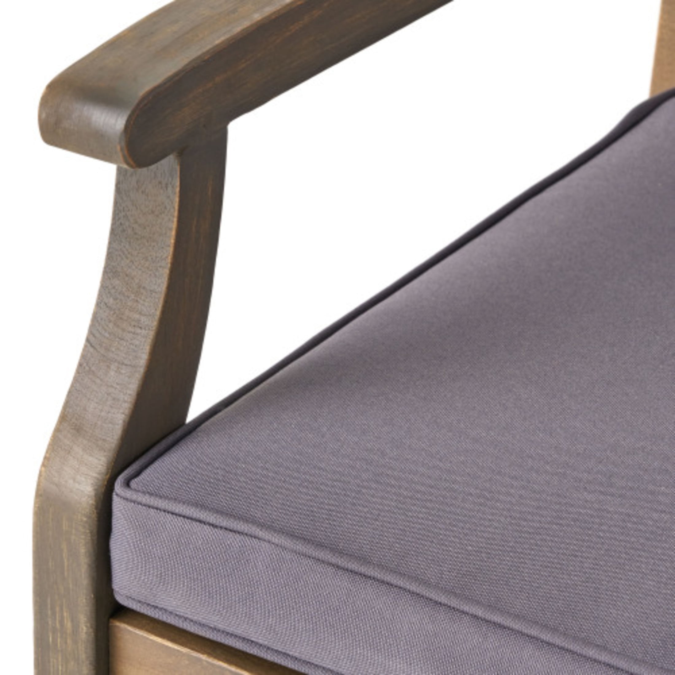 Christopher Knight Home 7-Piece Rustic Gray Outdoor Expandable Dining Set with Gray Cushion
