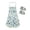Green, variant on dgysar [Kitchen Apron] Breathable Polyester Women's Cooking Apron with Pocket Floral Pattern Neck Strap Workwear for Home Restaurant BBQ Coffee 1 SET