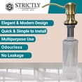 thumbnail image 5 of Strictly Sinks Traditional Liquid Soap Dispenser - Stainless Steel Refillable Dish Soap Dispenser, 5 of 8