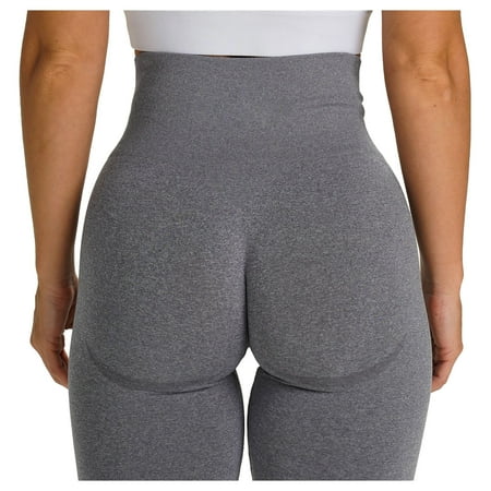 

Wyongtao Cozy Women s Fitness Pants Tight-fitting Stretch Hip-Up Yoga Pants