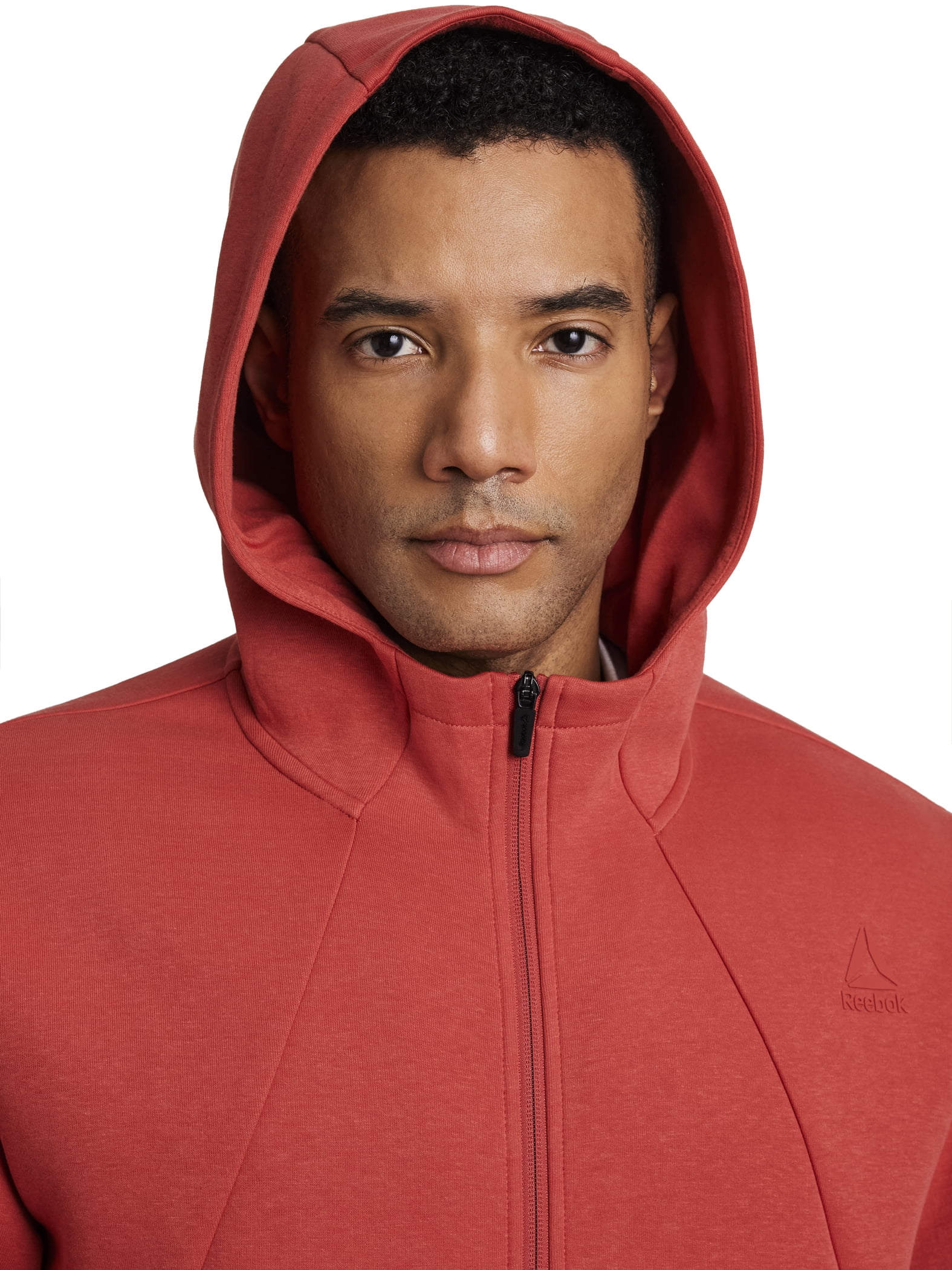 Reebok Men's and Big Men's Momentum Fleece Full Zip Hoodie, Sizes XS-5XL