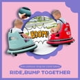 thumbnail image 2 of Xuanlur 12V Ride on Bumper Car for Toddlers, Electric Cars for Kids w/Parent Remote, Ride on Toys w/2-Speed, 2 Driving Mode, 360°Spin, Music, Lights, 5-Point Safety Belt, Blue, 2 of 8
