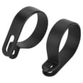 thumbnail image 3 of Sujetadores de plastico P de Nylon Clips Abrazaderas Caja surtida para Kit de conducto de Cables (200 Piezas) (Negro) Amonsee No, 3 of 5