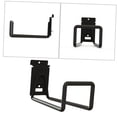thumbnail image 3 of TEHAUX 2Pcs Wall Mount Bike Rack Hooks Black Steel Holder for Heavy Bike Storage and Space Saving, 3 of 8