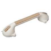 Suction Cup Grab Bar with BactiX antimirobial protection, Chrome Handle, 16"