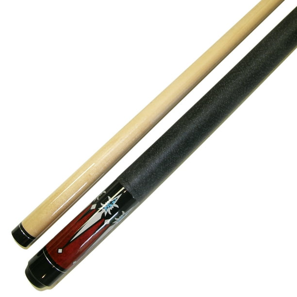 58" 2 Piece Hardwood Canadian Maple Pool Cue Billiard Stick 21 Oz
