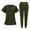 42122-Army Green, variant on Medical Scrubs Uniforms Set Doctor Short Sleeve Surgical Uniforms Unisex Shirt & Pant Surgical Uniforms Set