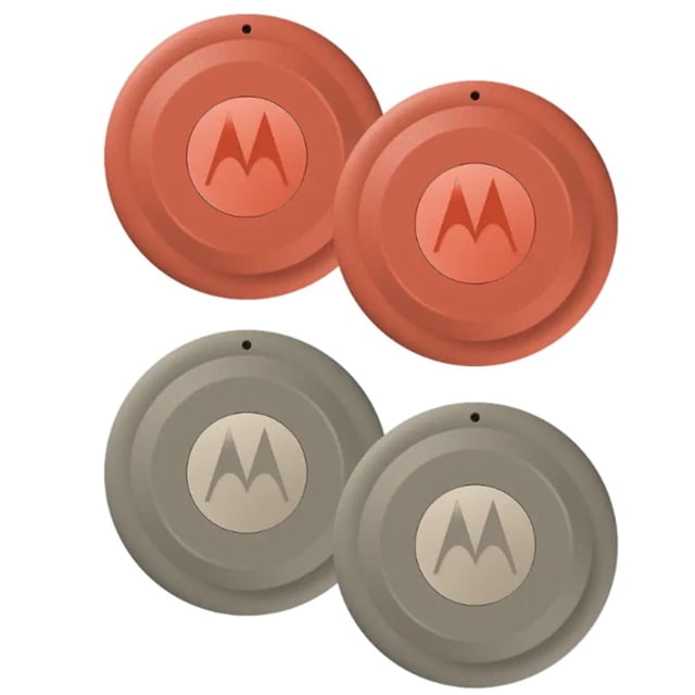 Rastreador Bluetooth Motorola Moto Tag 2 para Android (paquete de 4)