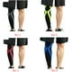 thumbnail image 3 of Yuarrent Antideslizante deporte compresión pierna manga senderismo correr rodillera Deportes y aire libre azul negro L, 3 of 6