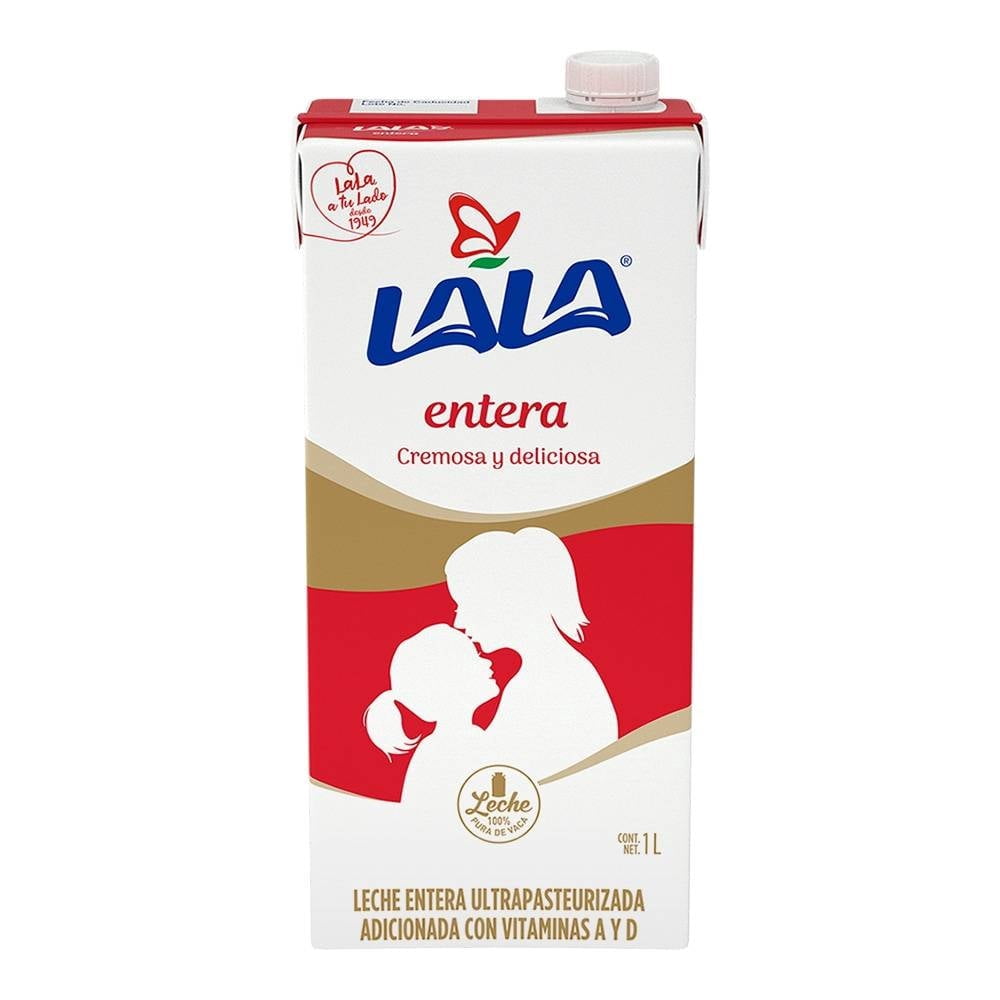 Leche Lala entera 1 l | Walmart en línea