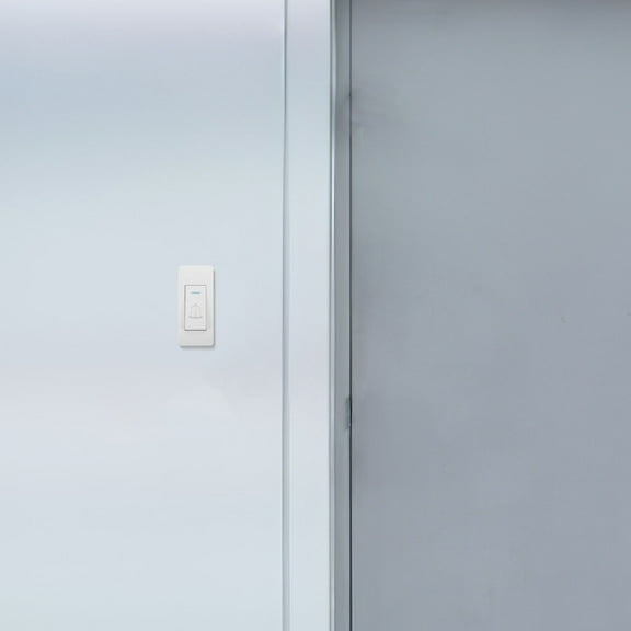 Masteelf Wired Doorbell Chime Switch with High Power Design for Doorbell White PC Material Easy Install 2.5x1.5 Inch