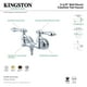thumbnail image 3 of Kingston Brass Cc31T5 Vintage 3-3/8 Pulgadas Montaje En Pared Grifo De Bañera Bronce Aceitado, 3 of 3