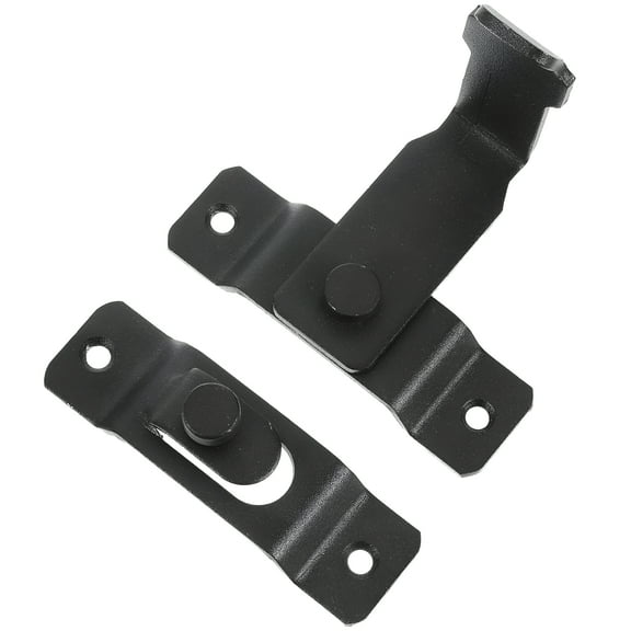 TALENO Stainless Steel Screen Door Latch Black Privacy Lock for Outdoor Use, and Secure, screen door lock 1 Piece