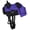 Purple, variant on Horse Western Turquoise Deluxe Bareback Trail Saddle Pad w/ Pockets 39TS07TR