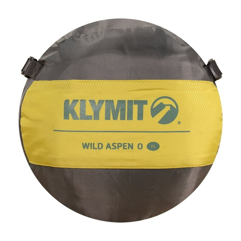 Wild Aspen 0 (Zero) Degree Mummy Sleeping Bag, Yellow - XLarge
