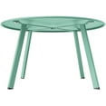 thumbnail image 7 of Yangming End Table, Modern Round Coffee Table, Metal Large Side Table for Indoor Outdoor Use, Green, 7 of 7