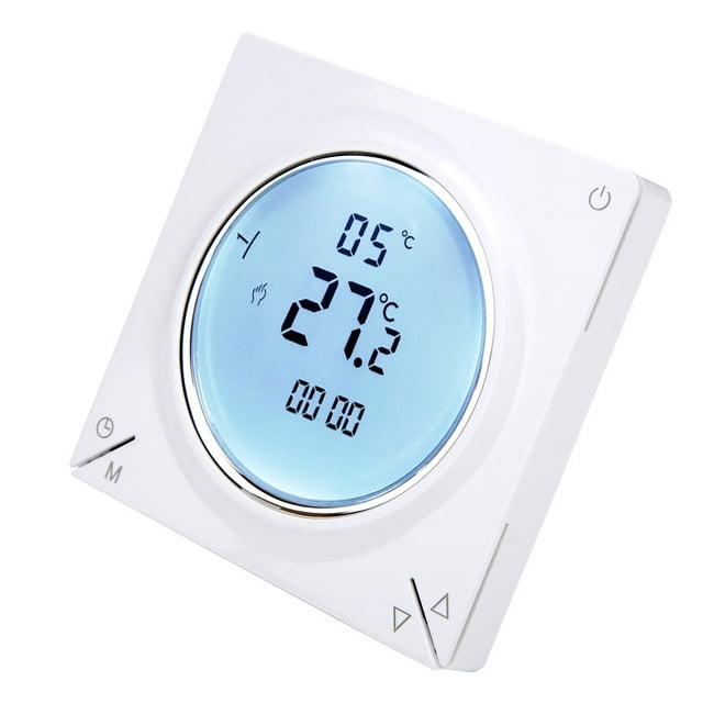 Thermostat Programmable LCD, avec Thermostat de Chauffage Électrique à Capteur NTC, pour Bureau