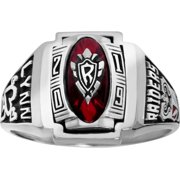 Personalized Women's Memory Class Ring available in Valadium Metals, Silver Plus, 10kt Gold Two-toned, 10kt Gold