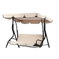 thumbnail image 2 of Shisuyan Sunshade Canopy Cover 210D Polyester UV Blocking Adults Yard 1Set 75x52x6 In, 2 of 9