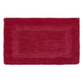thumbnail image 6 of Better Trends 21" x 34" Premium Bathroom Rug Mat, 100% Cotton, Extra Soft Tufted Door Mat, Water Absorbent & Reversible Bath Mat (Red) Lux Collection, 6 of 6