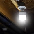 thumbnail image 4 of Bombilla LED E27 con Sensor de movimiento, iluminación inteligente activada por voz, 5W, 10W, 220V, para interior, exterior, patio, porche, garaje, jardín, hogar, 4 of 4