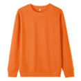thumbnail image 4 of Abcomgle Boys Crew Neck Sweatshirt Size 10-12 Solid Long Sleeve Crewneck Boys Pullover Casual Fleece Youth Sweatshirt, 4 of 4