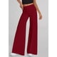thumbnail image 2 of Pantalones de Mujer PRETTYGARDEN Pierna Ancha Cintura Alta Vino Tinto S, 2 of 4