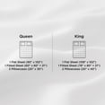 thumbnail image 6 of U by Bedsure Extra Deep Pocket King Sheets Set, Fits 18"-21" Mattresses, 4 Piece Soft Moisture Wicking Microfiber Bed Sheets, Black, 6 of 8