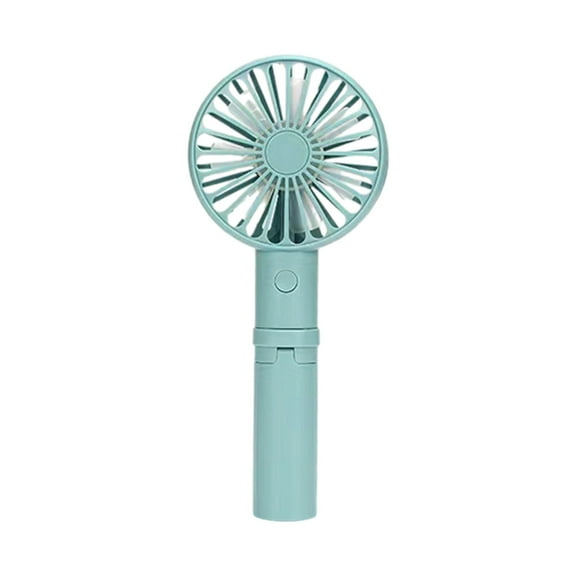Handheld Fan Rechargeable Usb, Portable Handheld Fan with Tripod Stand, 3-Speed Folding Night Light Fan for Travel Home Office Gift