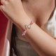 thumbnail image 2 of 2pcs Butterfly Bracelets Pheromone Bracelet Good Luck Energy Chakra Stone Bangle, 2 of 4