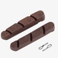 thumbnail image 4 of Eigraketly Pastillas de freno duraderas para bicicleta de carretera de 2 piezas para ruedas de carbono - Goma y disponibles en Ciclismo BRK014 marrón, 4 of 6