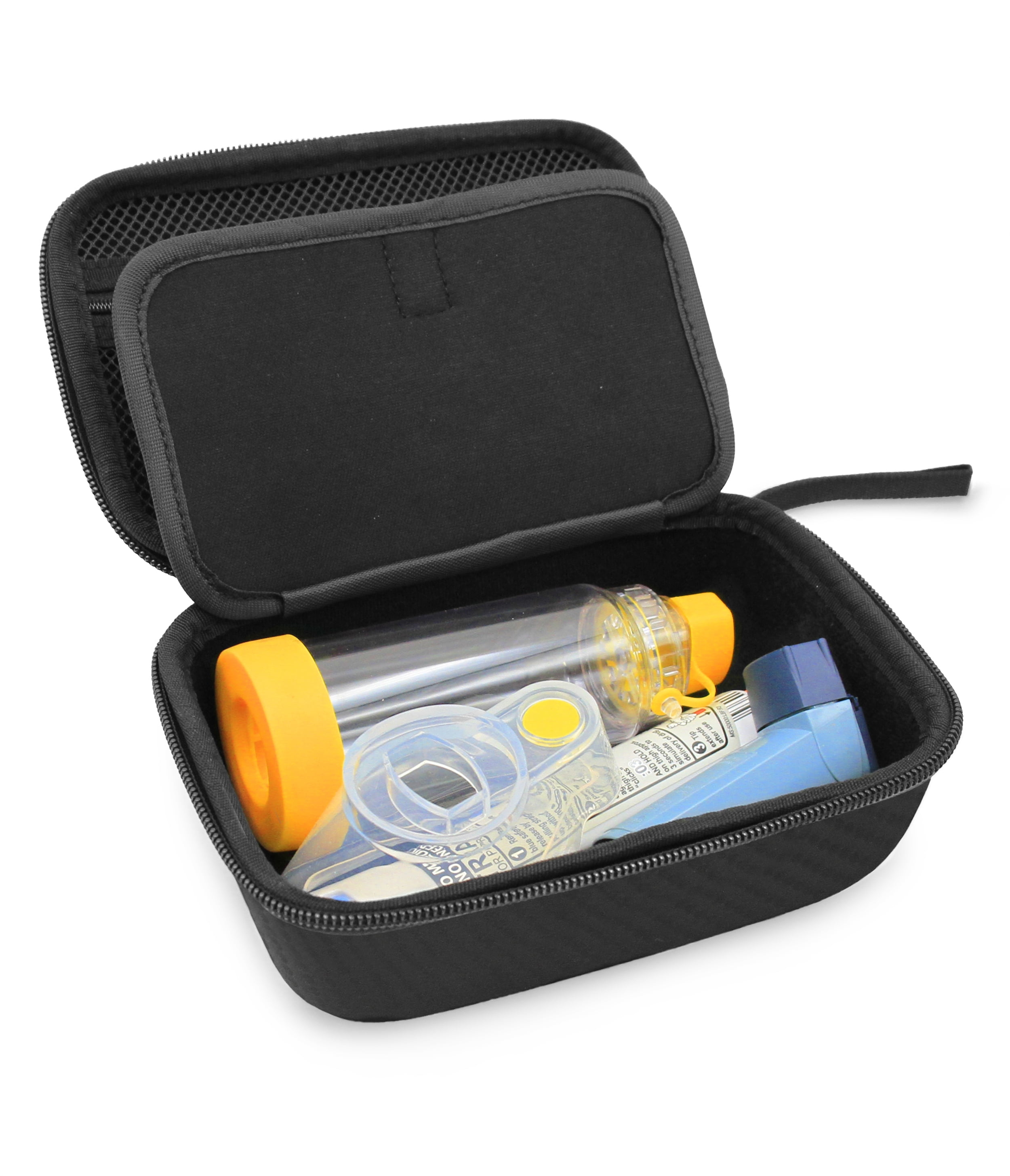 CASEMATIX Asthma Inhaler Case and Kids Medicine Bag Hard Shell