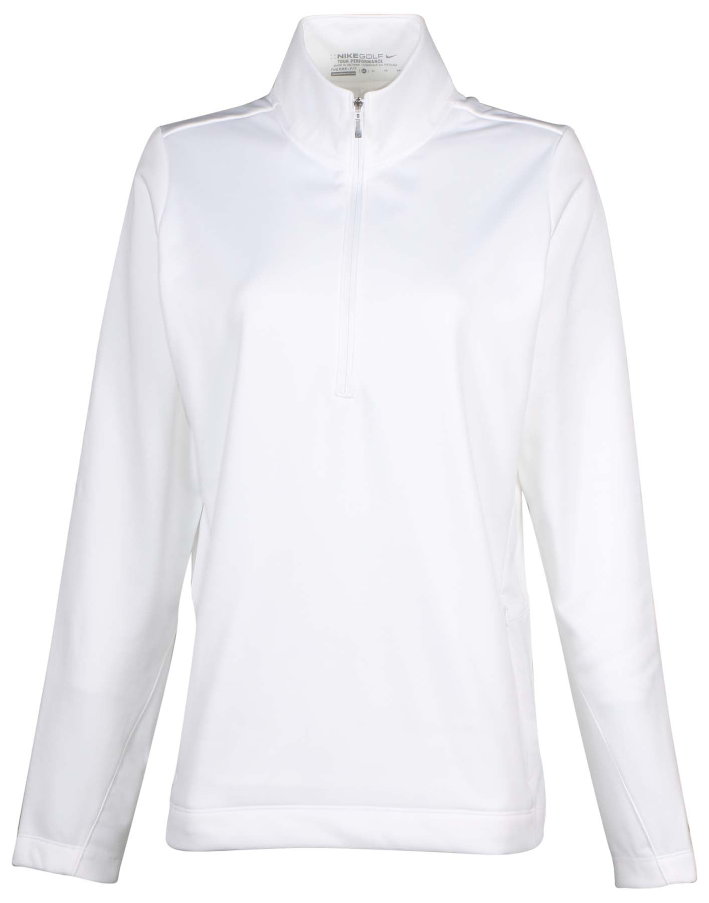 Nike Nike Women's ThermaFit 1/2 Zip Mock Golf PulloverWhite