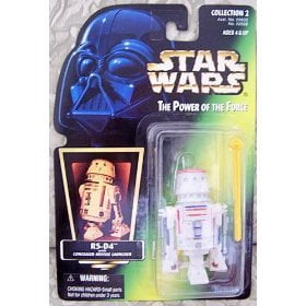R5-D4 Hasbro // Kenner Green Card with Holo.. Star Wars The Power of the Force Action Figure