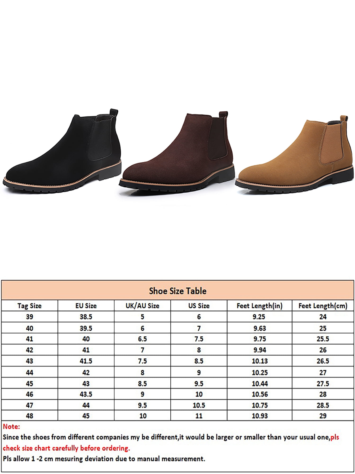 Mens chelsea boots size 10 sale