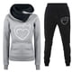 thumbnail image 1 of Puntoco Conjuntos de salón de manga de gran tamaño de color casual de moda para mujer Tops y pantalones casuales Trajes de 2 piezas Chándal Liquidación Puntoco Puntoco-101, 1 of 2