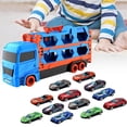 thumbnail image 1 of Vehículos de Transporte, Kits de Camiones Portadores de de Juguete, Juego de Vehículos Divertidos de Fácil Uso para Sala de Estar, Hogar, Niños Estilo B, 1 of 8