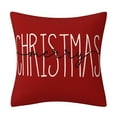 thumbnail image 3 of 4PCS Winter Pillow Covers Snowflake Christmas Pillow Covers Farmhouse Cushion Cases for Home Decor Sofa Couch Living Room 18X18 Inch, 3 of 5