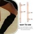 thumbnail image 3 of OULII 2Pcs Sock Clip Sock Holders Light Yellow Chinlon Anti Slip For Skating Activities, 3 of 8