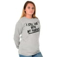 thumbnail image 4 of Still Live With My Parents Single Long Sleeve TShirt Men Women Brisco Brands X, 4 of 6
