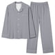 thumbnail image 1 of Traje de pijama informal de poliéster para mujer - Cuello en V, diseño con bolsillos - Para todas las estaciones - Tallas S-XXXL, 1 of 3