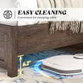 thumbnail image 5 of Papajet King Size Bed Frame with Headboard, Farmhouse Platform and Natural Wood Grain, Gray, 5 of 8