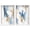 White Frame, variant on Azure Serenity Shadowbox Print Blue Abstract Wall Art Set by Art Remedy, White Frame, 36 x 54