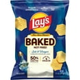 thumbnail image 2 of (3 pack) Baked Lay’s 50% Less Fat Salt & Vinegar Potato Chips Bag, 6.25 oz, 2 of 6