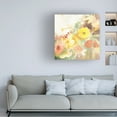 thumbnail image 2 of Trademark Fine Art Sheila Golden Yellow Path Canvas Wall Art - 14x14, 2 of 5