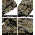 thumbnail image 4 of TRGPSG Camouflage Cargo Pants for Men, Casual Cotton Camo Pants, Relaxed Fit Work Pants Streetwear with Multi Pockets(No Belt), 4 of 8