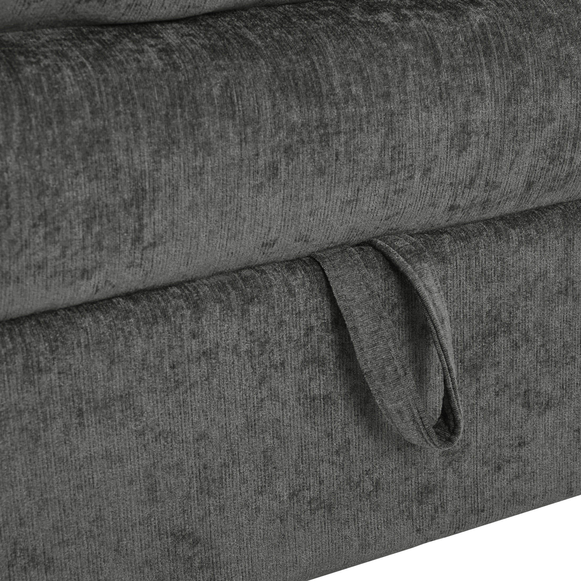 Christopher Knight Home Modular 8-Piece Sectional Sofa with Hidden Storage, Dual-Layer Cushions, Grey