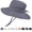 Dark Grey, variant on All-Weather Sun Hat for Men & Women: UPF 50+ Waterproof & Foldable Wide Brim Boonie Hat for Hiking, Fishing, Garden